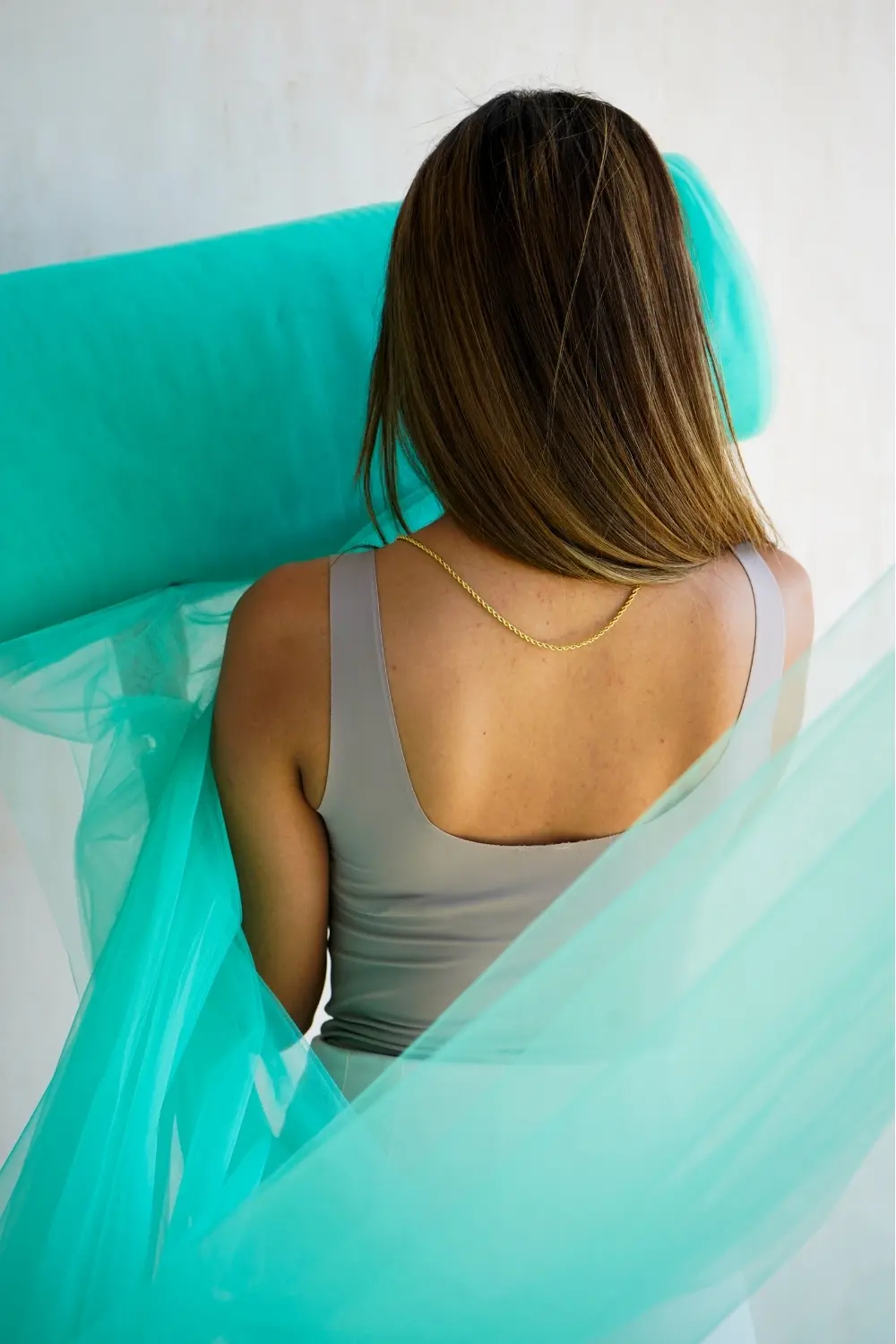 Tela Tul Musgo Celestial