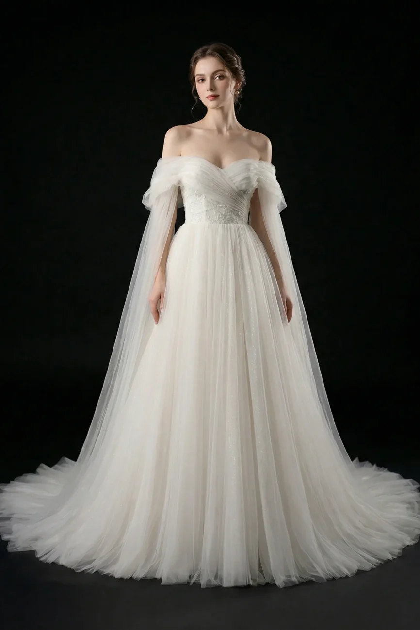 Elara Marfil Vestido de Novia