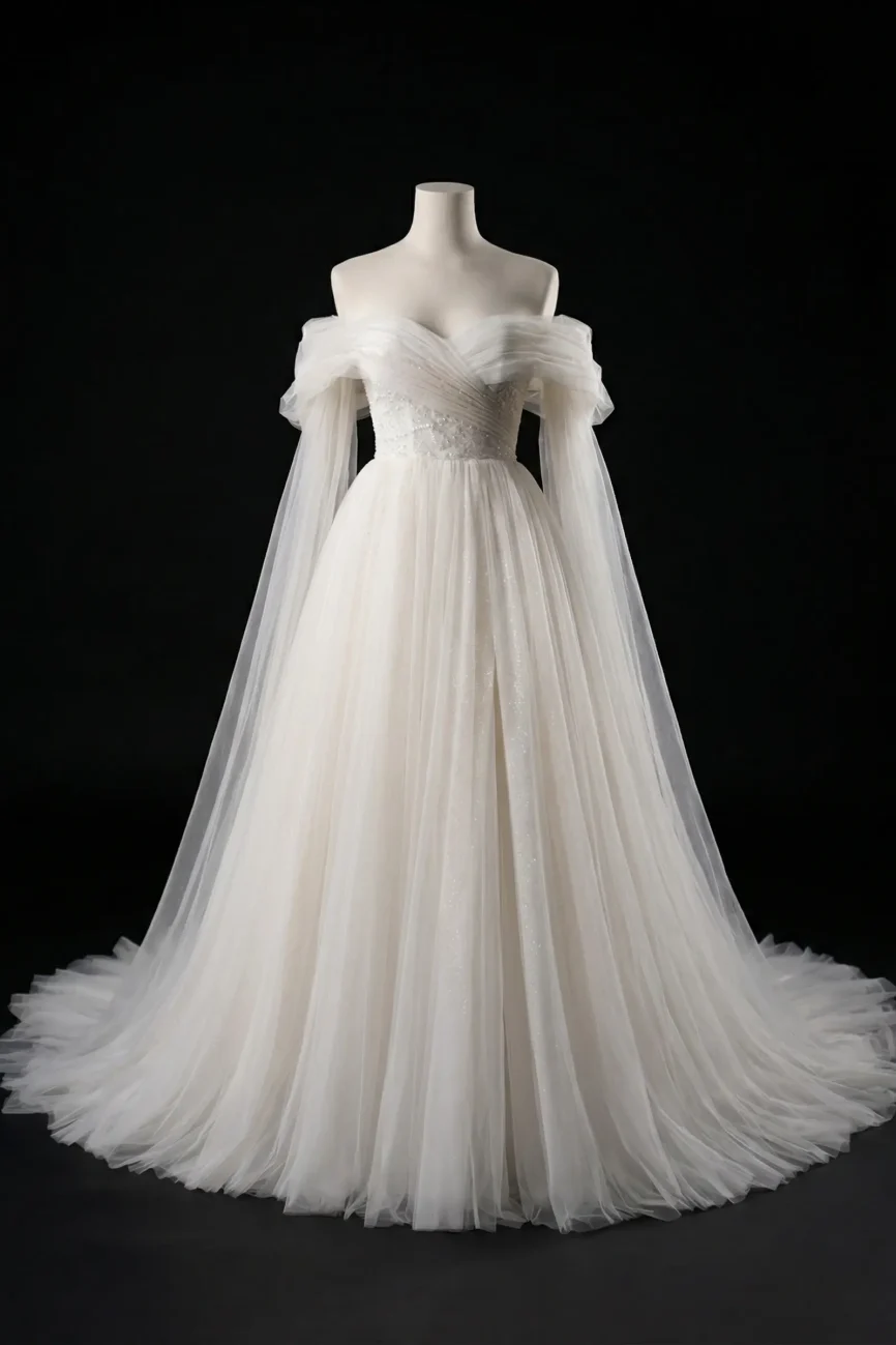 Elara Marfil Vestido de Novia