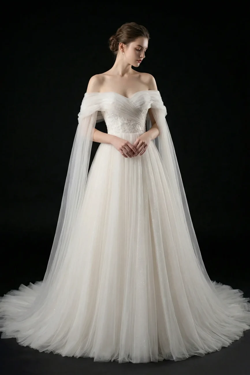 Elara Marfil Vestido de Novia