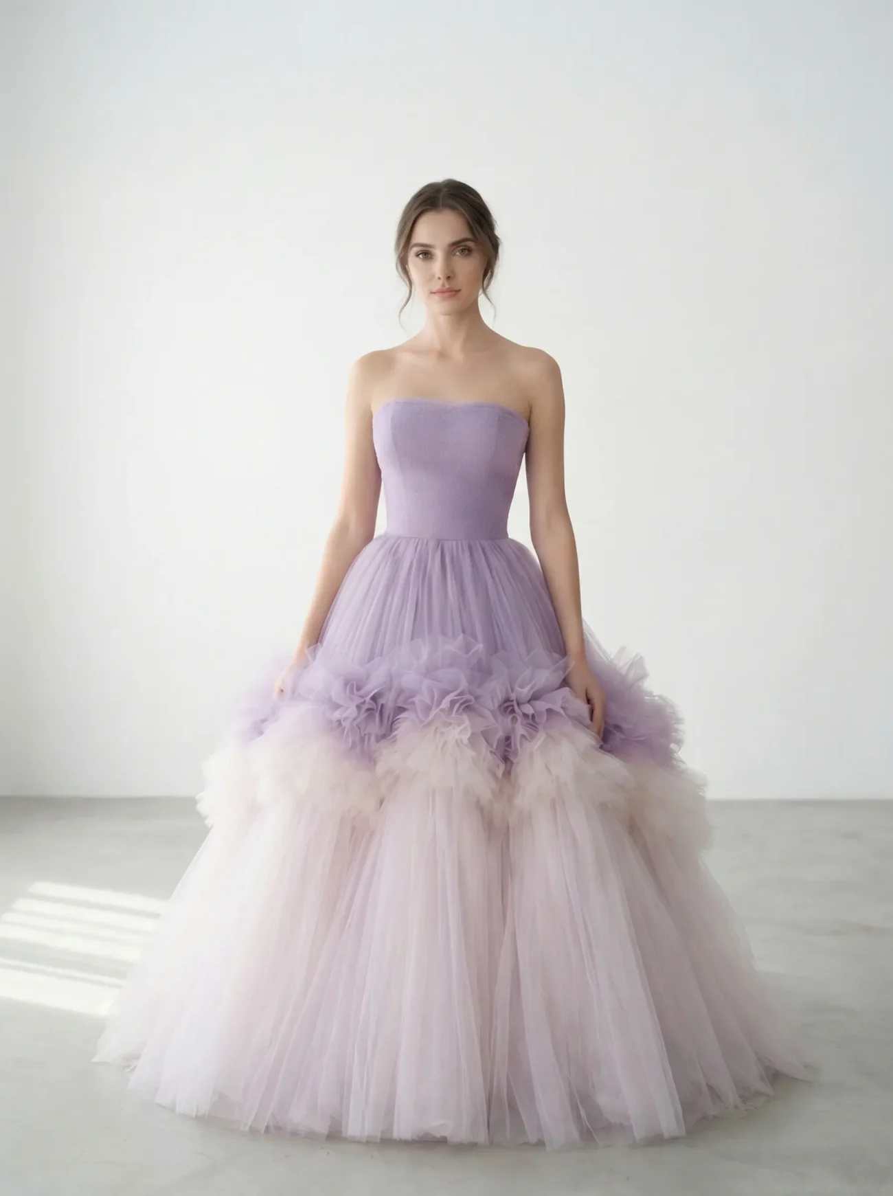 Costume 2 boutons laine parme foncé