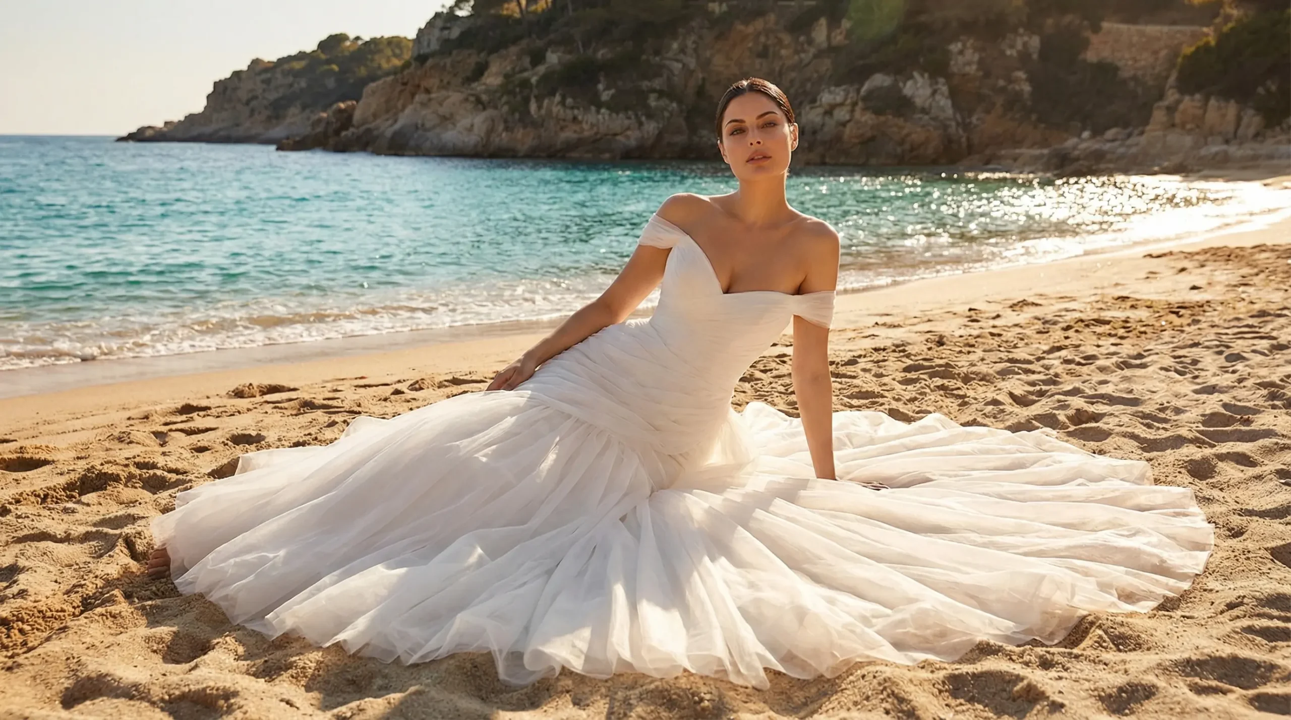 Vestidos de novia para boda en playa
